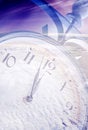 Free Clock Under Snow Royalty Free Stock Photography - 16395037