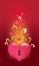 Free Unlocked Heart Royalty Free Stock Image - 1663406