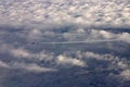 Free Jet Flying Above Fluffy Louds Royalty Free Stock Image - 1674696