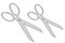 Free Scissors Graphic Royalty Free Stock Photo - 1676485