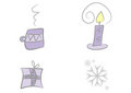 Free Clipart Set: Advent And Christmas Royalty Free Stock Photo - 16768005