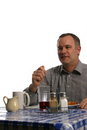 Free Man In Diner Stock Photo - 1686900