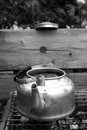 Free Outdoor Kettle With Tea Bags Stock Images - 1691184