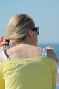 Free Woman Eating A Sandwich. Royalty Free Stock Photo - 1695525