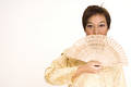 Free Asian Girl And Fan Stock Image - 171501