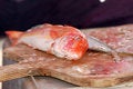 Free Fishing Series - Cleaning A Fresh Fish Stock Image - 1700501