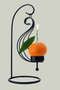 Free Mandarin Orange Scented Candle Royalty Free Stock Photos - 1710778