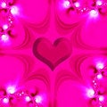 Free Pink And Red Valentine Card Template Royalty Free Stock Photo - 1710935