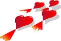 Free Flying Hearts Stock Images - 1716154