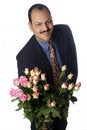 Free Man With Rose Royalty Free Stock Photos - 1724378