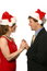 Free Happy Christmas Couple Stock Image - 1726811