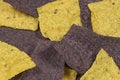 Free Purple And Yellow Corn Chips Are Yummy Royalty Free Stock Photo - 1739415