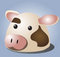Free Cow Cartoon Royalty Free Stock Photos - 1745828