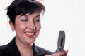 Free Business Woman With Mobile Royalty Free Stock Photography - 1754437
