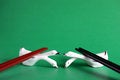 Free Chopsticks Rest On China Swans. Royalty Free Stock Photography - 1759287