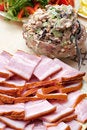 Free Plate With Snack From Bacon Stock Photos - 1764083