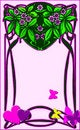 Free Art Nouveau Floral Heart Frame Royalty Free Stock Photo - 1769405