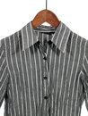 Free Gray Striped Shirt On Wooden Hanger Royalty Free Stock Photography - 1769807