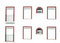 Free Windows With Red Frames Stock Photos - 1785253
