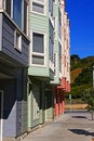 Free Colorful Row Of Modern Apartment Buildings Stock Images - 1794064