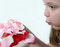 Free Girl Blowing Rose Petals Stock Photo - 1794330