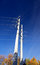 Free Power Lines Over Autumn Treetops Stock Image - 1795031