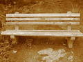 Free Sepia Bench Royalty Free Stock Photography - 186547