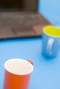 Free Red Cup Blue Cup Notebook 2 Stock Images - 1804574