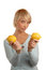 Free Attractive Blond Girl With Lemons Stock Photo - 1805850