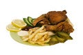 Free Chiken Fast Food Isolated Stock Photo - 1811200