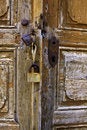 Free Old Wooden Door Of An Old House Royalty Free Stock Photos - 18290588