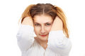 Free Playing With Hair Royalty Free Stock Photo - 1838385