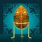 Free Eastel Real Egg Royalty Free Stock Image - 18332076