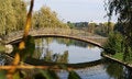 Free Footbridge Over A Pond Royalty Free Stock Photos - 18353918