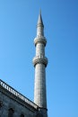 Free Minaret On The Blue Mosque Royalty Free Stock Images - 1843689