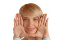 Free Face Expression Of Blond Girl Royalty Free Stock Images - 1849369
