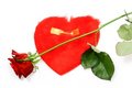 Free Red Rose And Heart Shape Letter Stock Photos - 1865173