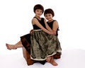 Free Dressy Sisters Royalty Free Stock Photos - 1871168