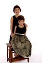 Free Dressed-up Sisters Royalty Free Stock Image - 1871766