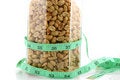 Free Peanuts In A Jar With Tape Measure 2 Royalty Free Stock Images - 1874869