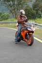 Free Biker Ready To Speed Off3 Royalty Free Stock Photos - 1875428