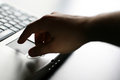 Free Hand On Keyboard Royalty Free Stock Image - 18711456