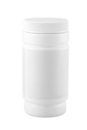 Free Closed White Medicine Bottle Royalty Free Stock Photos - 18711518