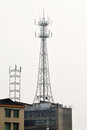 Free Base Station On The Building Stock Images - 18794614