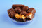Free Chocolates On Blue Royalty Free Stock Photo - 1880815