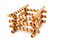 Free Heap Of Striped Wafer Tubules With The Chocolate Cream, Isolated Stock Images - 1887964