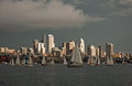 Free Dark Sky Sunset On Seattle Stock Image - 1893941