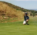 Free Golfer On The Green. Royalty Free Stock Image - 1895046