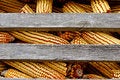 Free Organic Corn Feed  Stored For Winter Stock Photography - 1896142