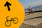 Free Sign Vs Cycler Stock Images - 1897504